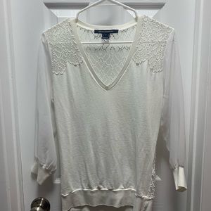 French Connection women’s lacy top